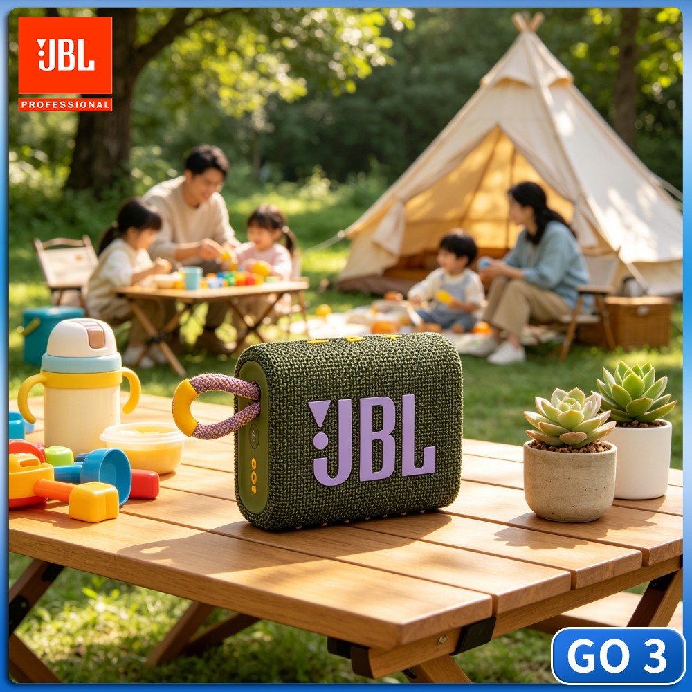 Portable Bluetooth Speaker Waterproof Ipx7 - Altavoz Bluetooth JBL GO3 Ferry Camp