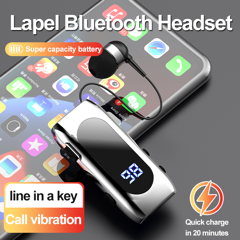 Type C Wired Earphones With Mic - Auriculares Bluetooth K55 con Clip, para