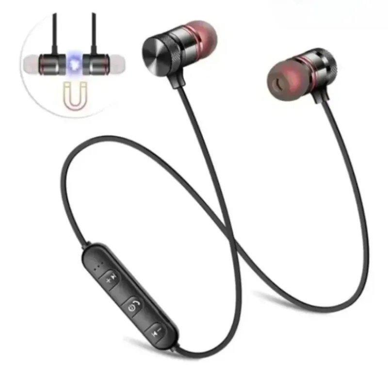 1-4 piezas de auriculares Blue - Magnetic Neckband Sports Earphones reseña y precio