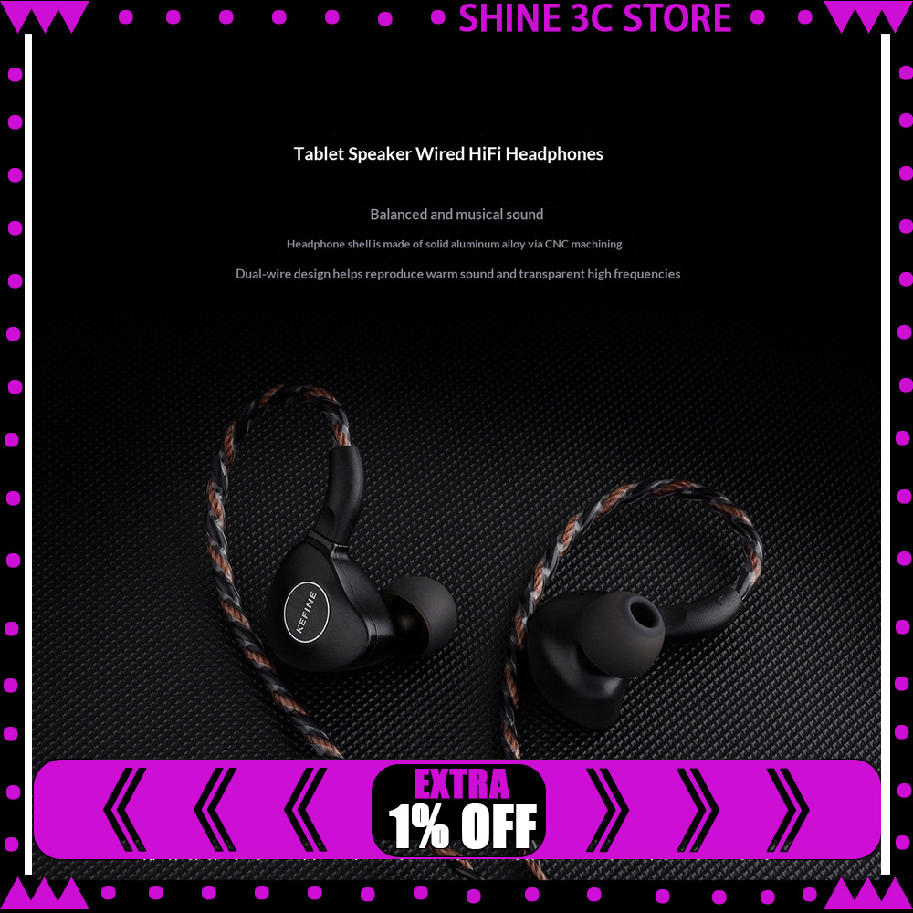 KEFINE Klanar Auriculares Intr - Planar Magnetic Iem Earphones reseña y precio
