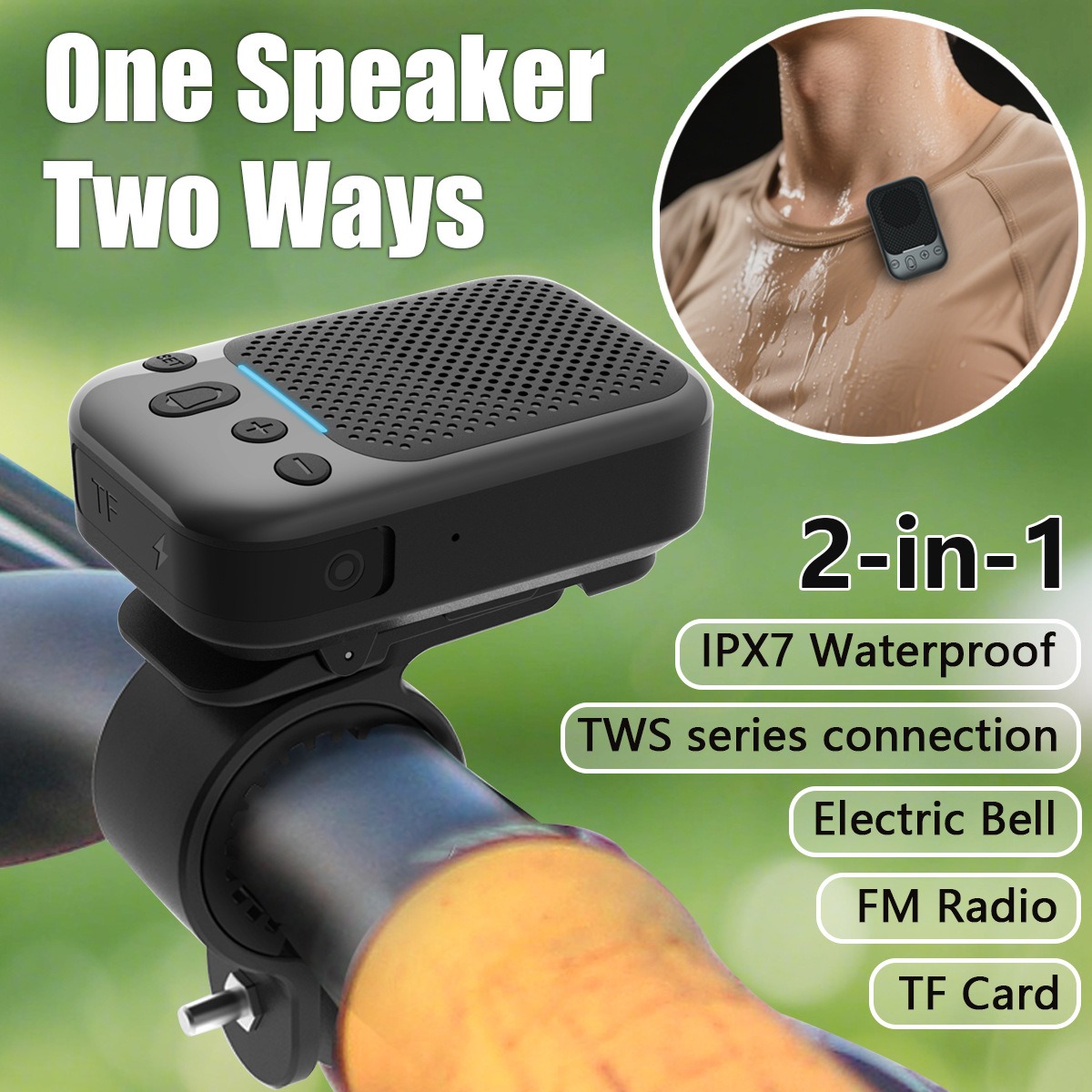 Mini altavoz inalámbrico para  - Portable Bluetooth Speaker Waterproof Ipx7 reseña y precio