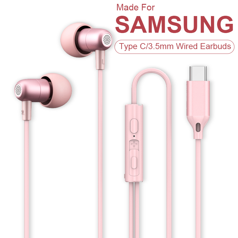 Auriculares con cable tipo C p - Type C Wired Earphones With Mic reseña y precio