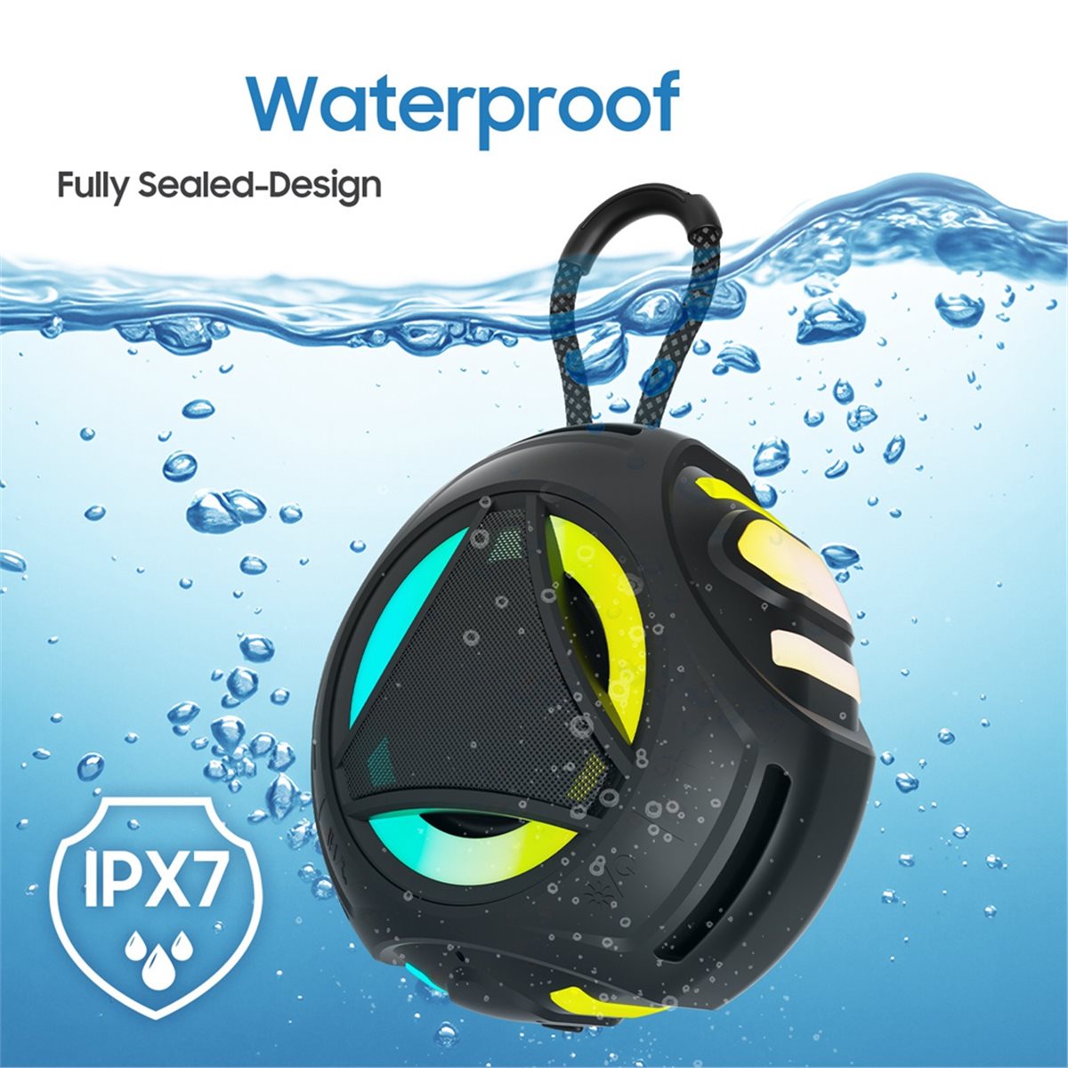 Mini Altavoz Bluetooth para Du - Portable Bluetooth Speaker Waterproof Ipx7 reseña y precio